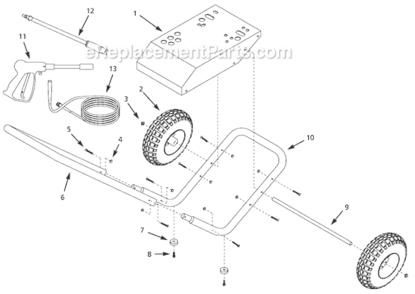 Page A Diagram and Parts List for PW2618  Campbell Hausfeld Pressure Washer